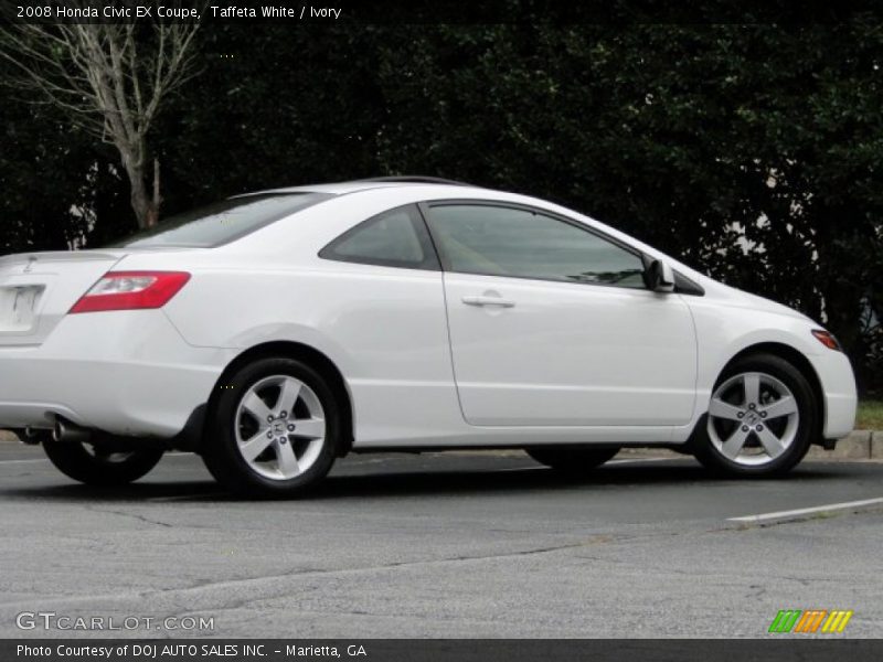 Taffeta White / Ivory 2008 Honda Civic EX Coupe