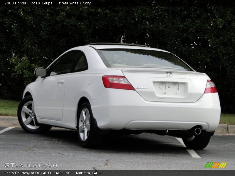 Taffeta White / Ivory 2008 Honda Civic EX Coupe