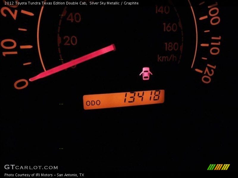 Silver Sky Metallic / Graphite 2012 Toyota Tundra Texas Edition Double Cab