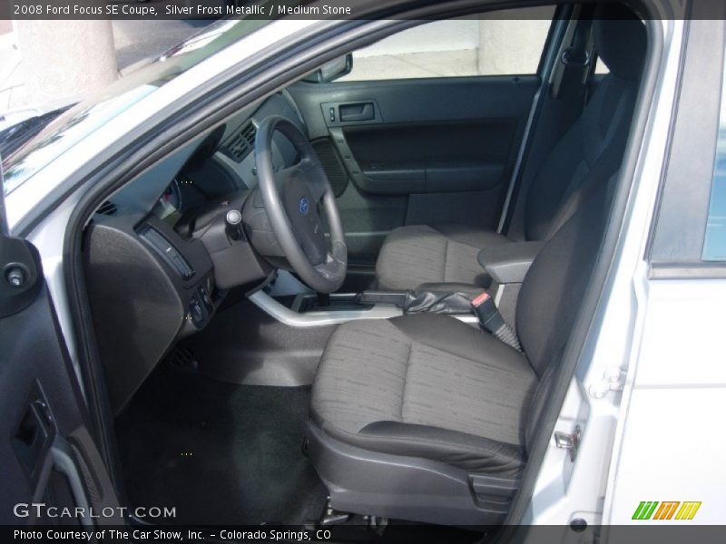Silver Frost Metallic / Medium Stone 2008 Ford Focus SE Coupe