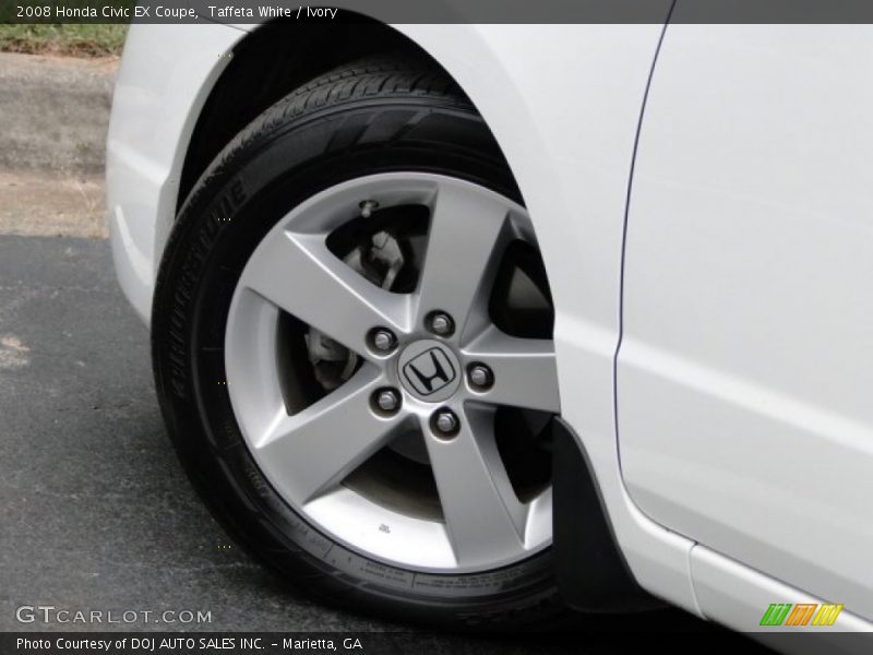 Taffeta White / Ivory 2008 Honda Civic EX Coupe