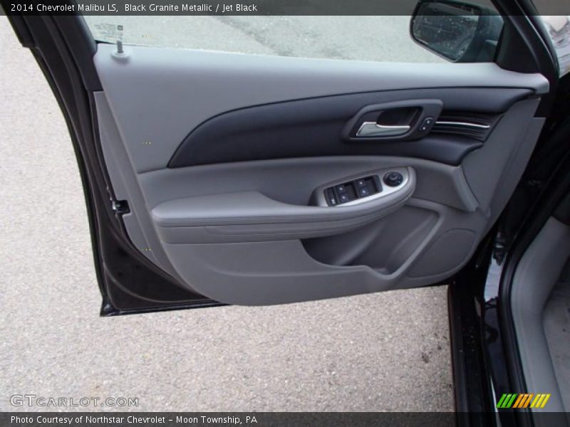 Black Granite Metallic / Jet Black 2014 Chevrolet Malibu LS