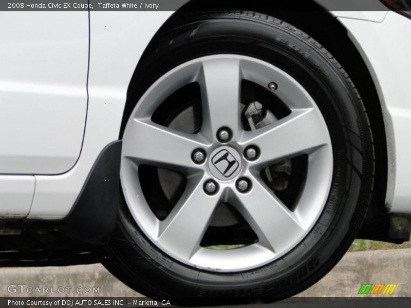 Taffeta White / Ivory 2008 Honda Civic EX Coupe
