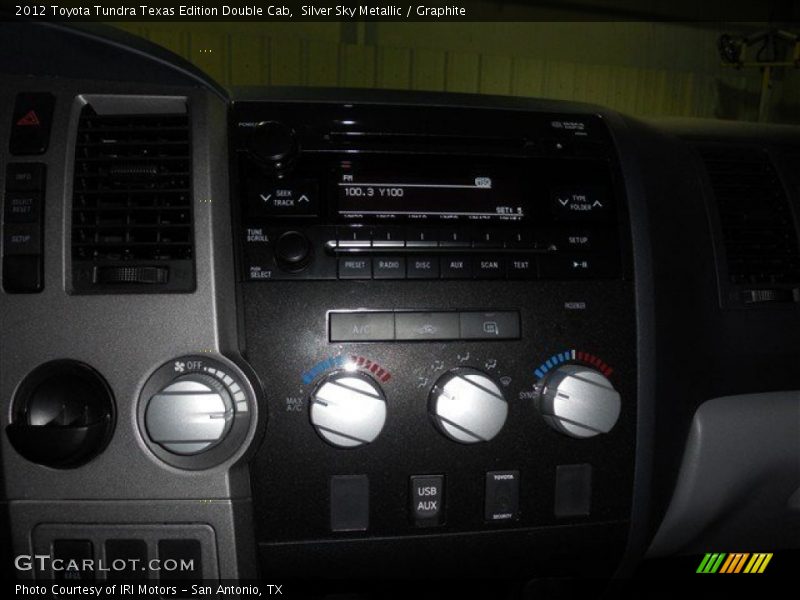 Silver Sky Metallic / Graphite 2012 Toyota Tundra Texas Edition Double Cab