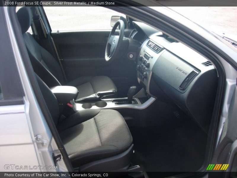 Silver Frost Metallic / Medium Stone 2008 Ford Focus SE Coupe