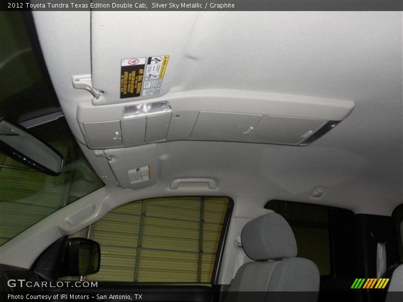 Silver Sky Metallic / Graphite 2012 Toyota Tundra Texas Edition Double Cab