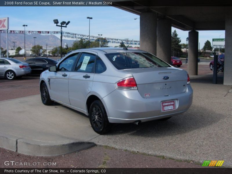 Silver Frost Metallic / Medium Stone 2008 Ford Focus SE Coupe