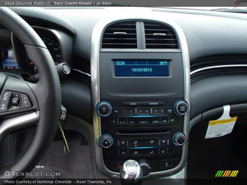 Black Granite Metallic / Jet Black 2014 Chevrolet Malibu LS