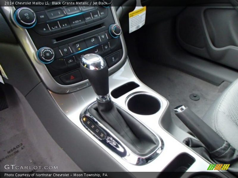 Black Granite Metallic / Jet Black 2014 Chevrolet Malibu LS