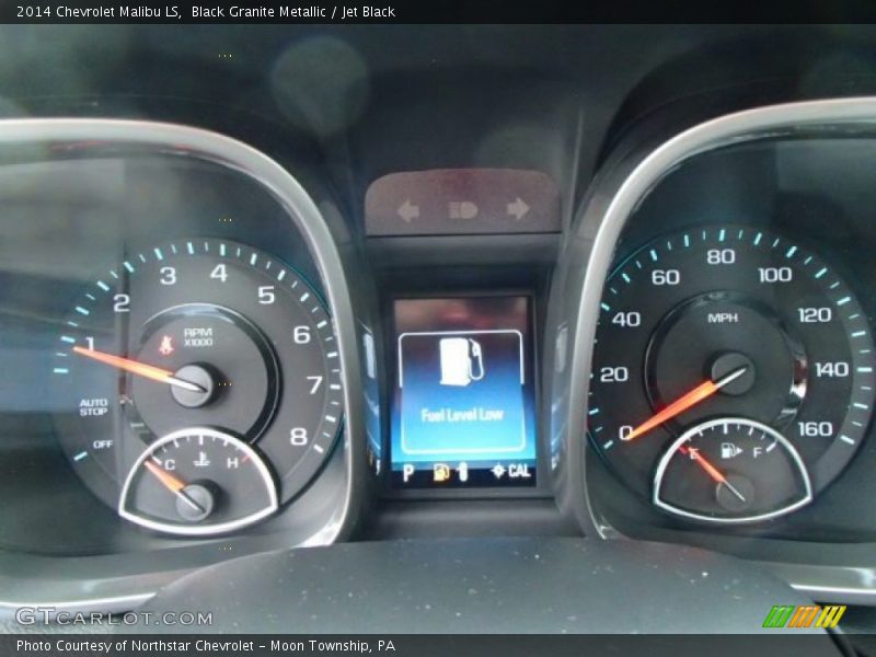 Black Granite Metallic / Jet Black 2014 Chevrolet Malibu LS