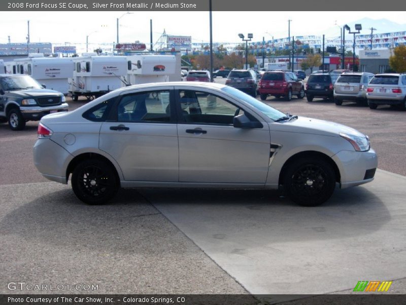 Silver Frost Metallic / Medium Stone 2008 Ford Focus SE Coupe