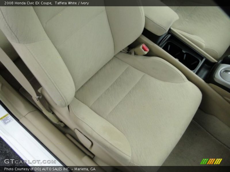 Taffeta White / Ivory 2008 Honda Civic EX Coupe