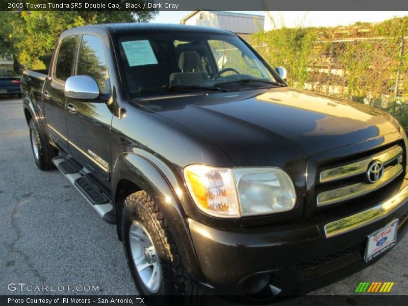 Black / Dark Gray 2005 Toyota Tundra SR5 Double Cab