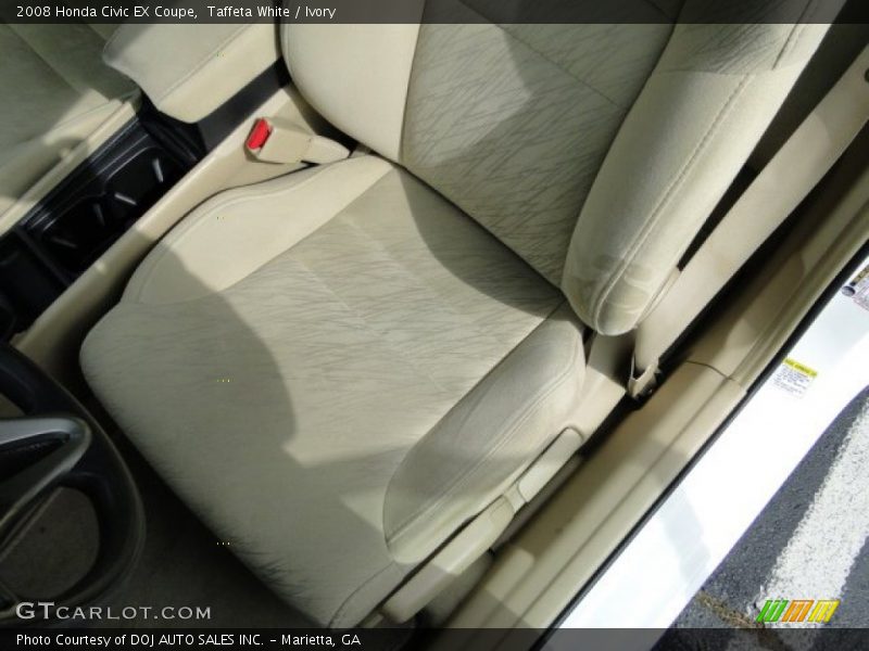 Taffeta White / Ivory 2008 Honda Civic EX Coupe