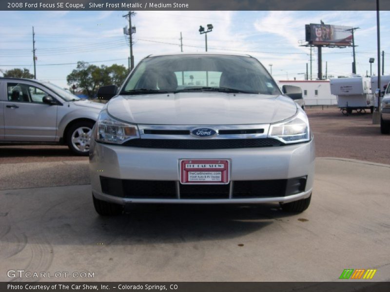 Silver Frost Metallic / Medium Stone 2008 Ford Focus SE Coupe