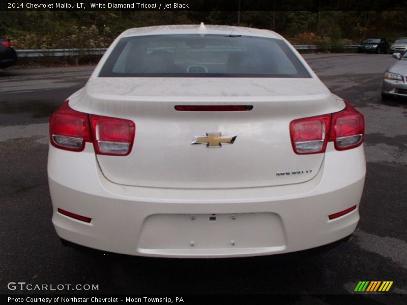 White Diamond Tricoat / Jet Black 2014 Chevrolet Malibu LT