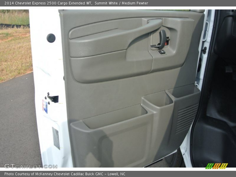 Summit White / Medium Pewter 2014 Chevrolet Express 2500 Cargo Extended WT