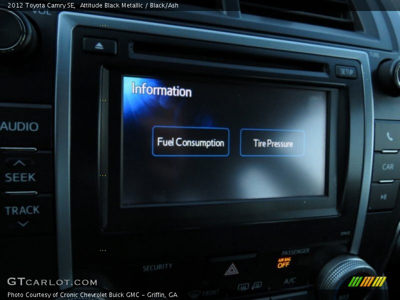 Attitude Black Metallic / Black/Ash 2012 Toyota Camry SE