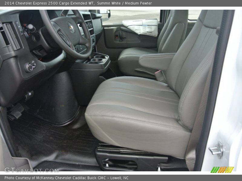 Summit White / Medium Pewter 2014 Chevrolet Express 2500 Cargo Extended WT