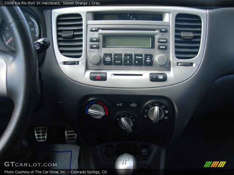Sunset Orange / Gray 2008 Kia Rio Rio5 SX Hatchback