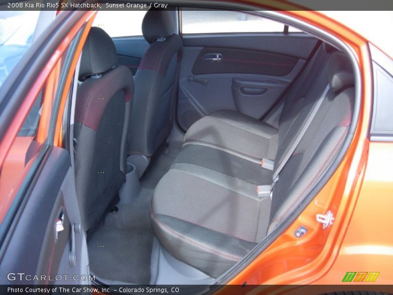 Sunset Orange / Gray 2008 Kia Rio Rio5 SX Hatchback