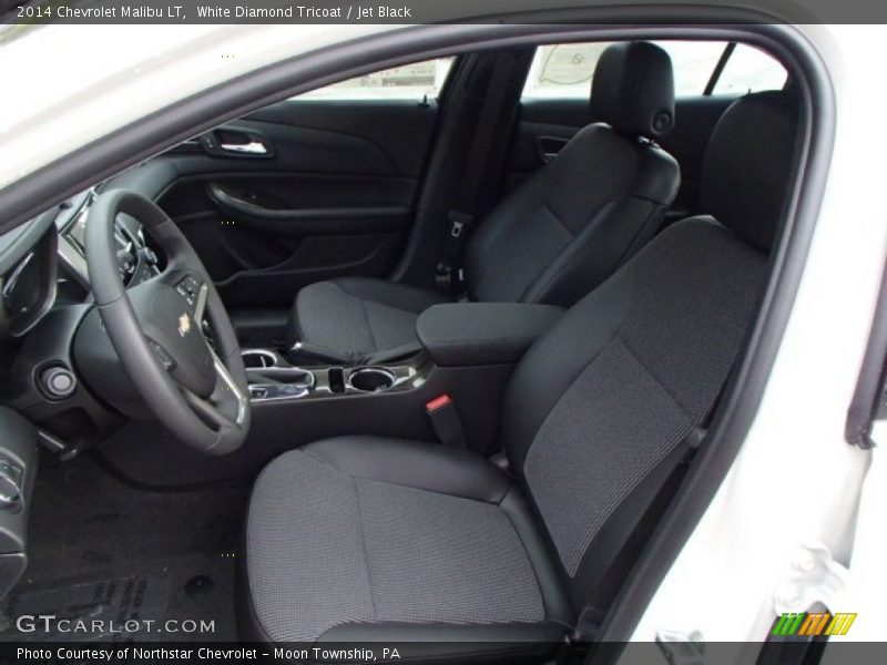 White Diamond Tricoat / Jet Black 2014 Chevrolet Malibu LT