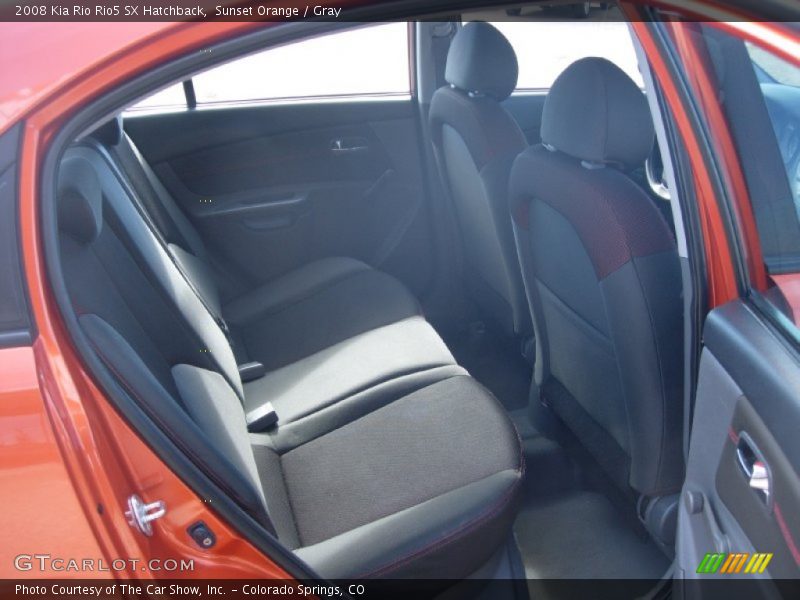 Sunset Orange / Gray 2008 Kia Rio Rio5 SX Hatchback