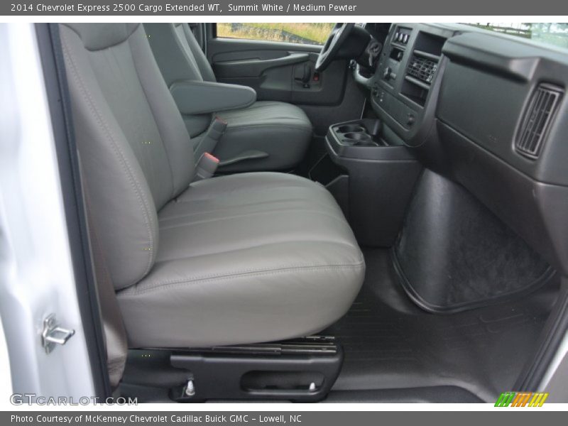 Summit White / Medium Pewter 2014 Chevrolet Express 2500 Cargo Extended WT