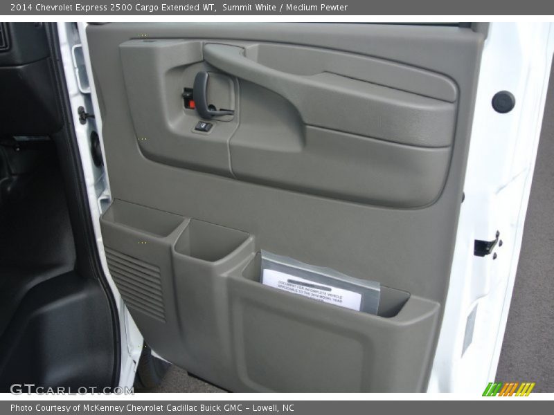 Summit White / Medium Pewter 2014 Chevrolet Express 2500 Cargo Extended WT