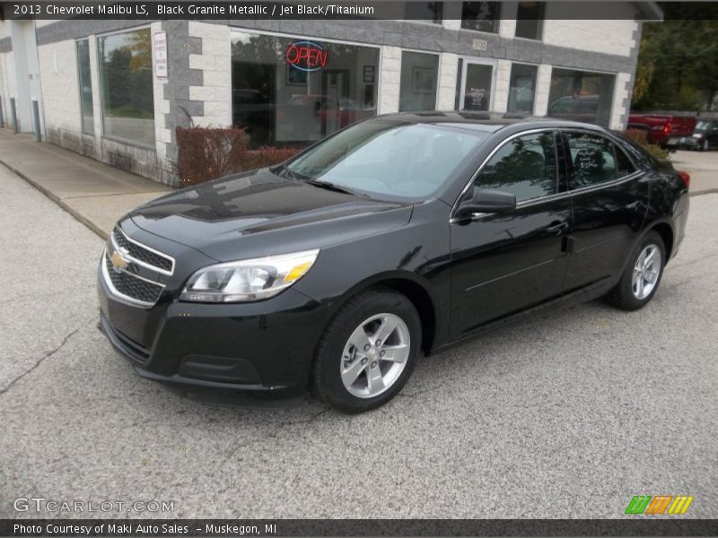Black Granite Metallic / Jet Black/Titanium 2013 Chevrolet Malibu LS