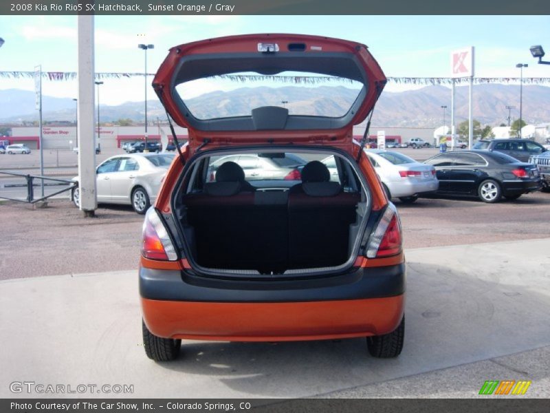 Sunset Orange / Gray 2008 Kia Rio Rio5 SX Hatchback