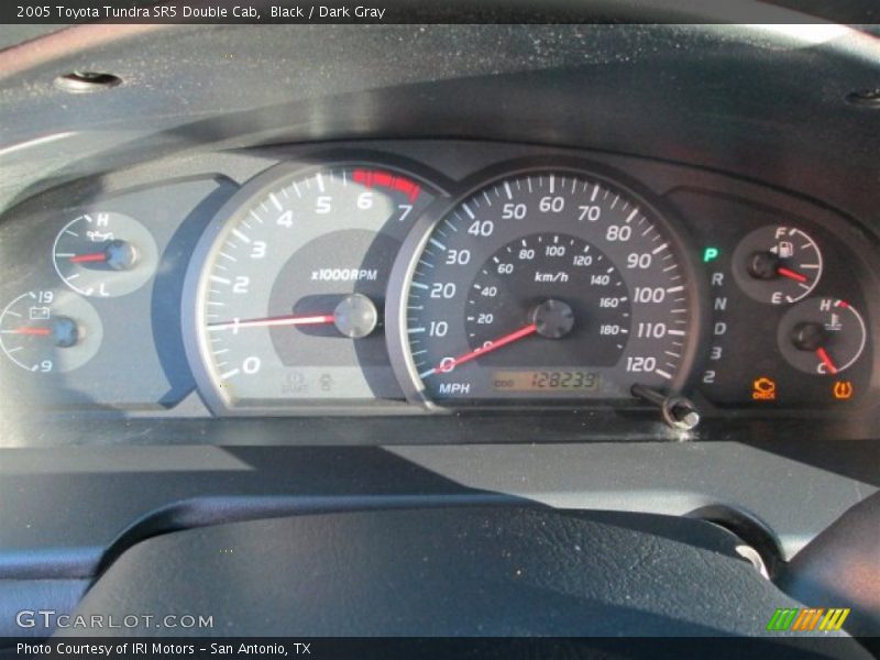 Black / Dark Gray 2005 Toyota Tundra SR5 Double Cab