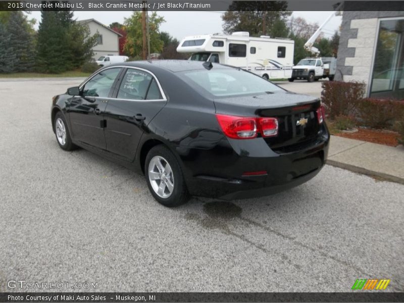 Black Granite Metallic / Jet Black/Titanium 2013 Chevrolet Malibu LS