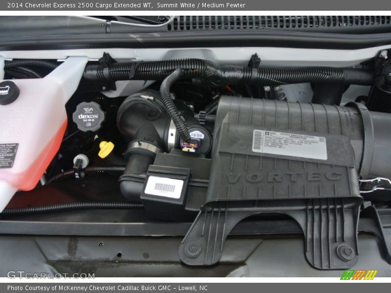  2014 Express 2500 Cargo Extended WT Engine - 6.0 Liter OHV 16-Valve FlexFuel Vortec V8