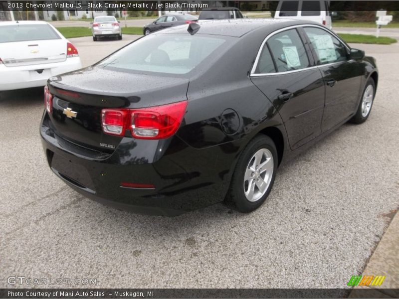 Black Granite Metallic / Jet Black/Titanium 2013 Chevrolet Malibu LS