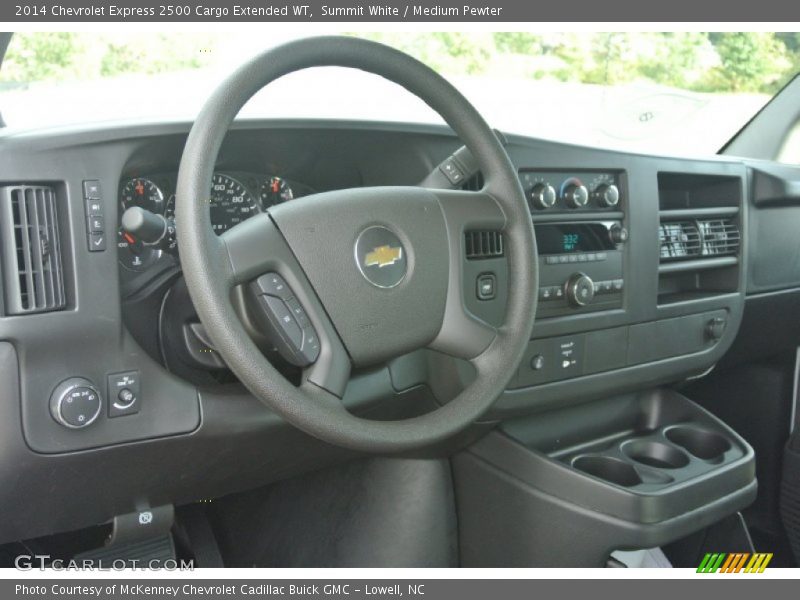 Dashboard of 2014 Express 2500 Cargo Extended WT