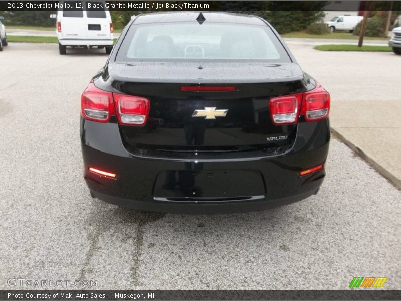 Black Granite Metallic / Jet Black/Titanium 2013 Chevrolet Malibu LS