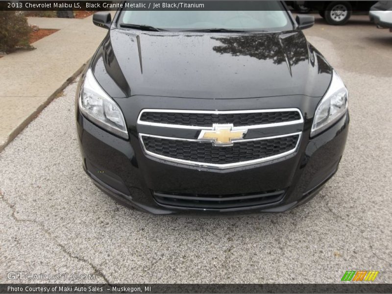 Black Granite Metallic / Jet Black/Titanium 2013 Chevrolet Malibu LS