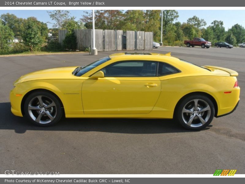 Bright Yellow / Black 2014 Chevrolet Camaro LT Coupe