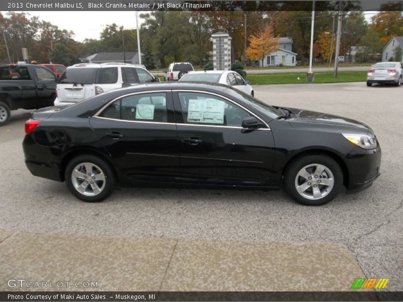 Black Granite Metallic / Jet Black/Titanium 2013 Chevrolet Malibu LS