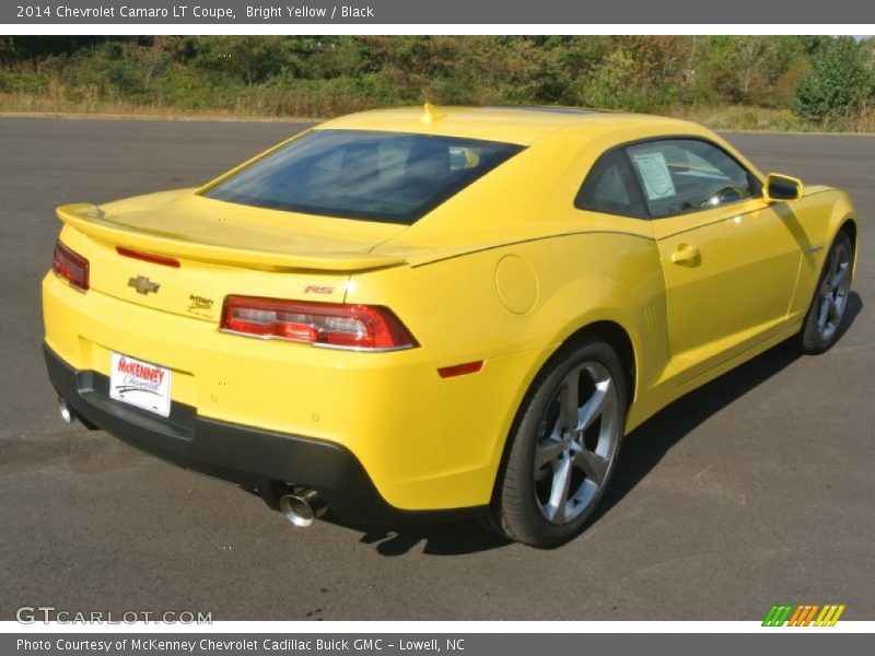 Bright Yellow / Black 2014 Chevrolet Camaro LT Coupe