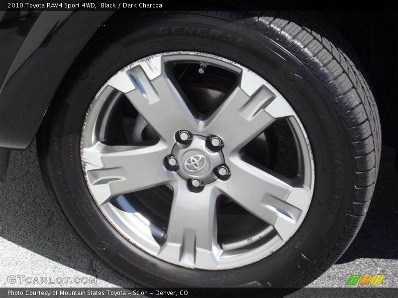 Black / Dark Charcoal 2010 Toyota RAV4 Sport 4WD