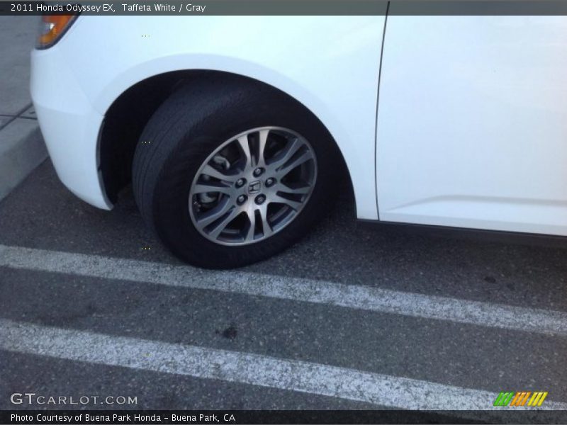 Taffeta White / Gray 2011 Honda Odyssey EX