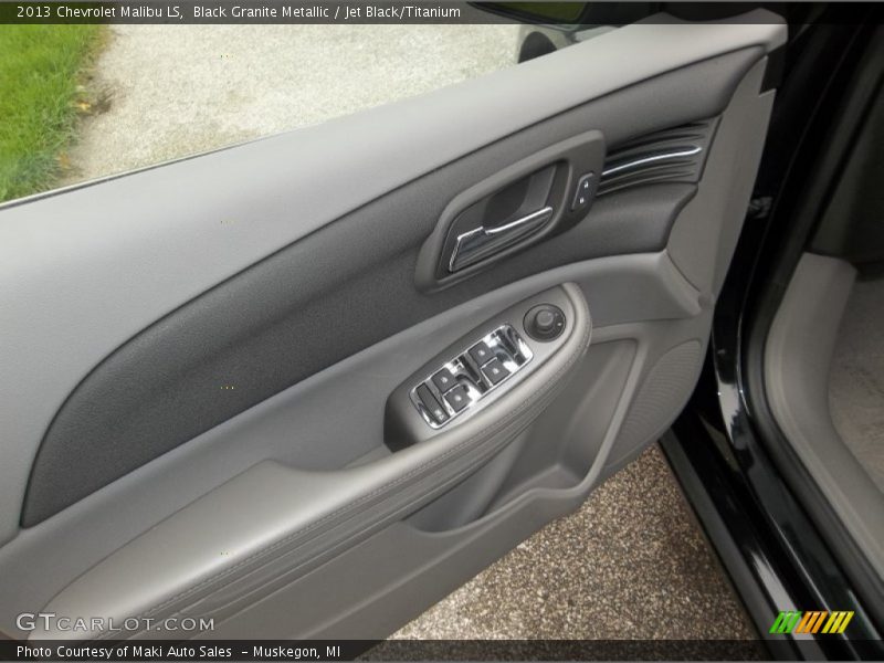 Black Granite Metallic / Jet Black/Titanium 2013 Chevrolet Malibu LS