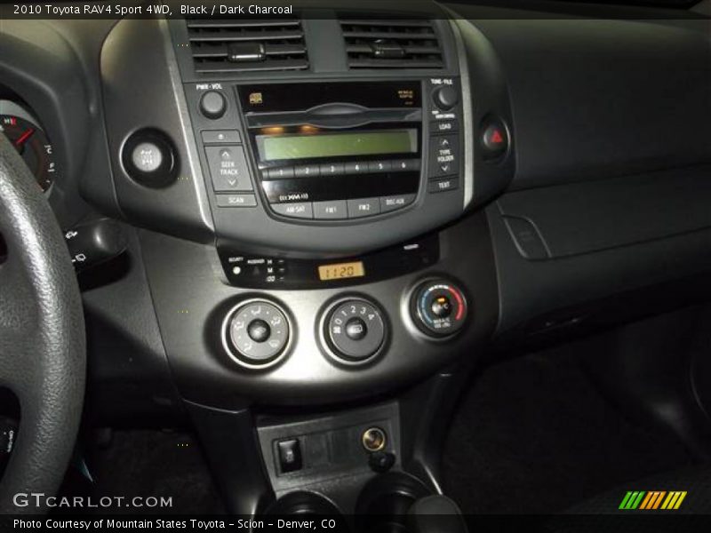 Black / Dark Charcoal 2010 Toyota RAV4 Sport 4WD