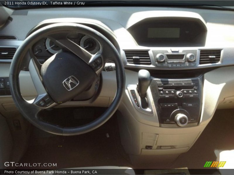 Taffeta White / Gray 2011 Honda Odyssey EX