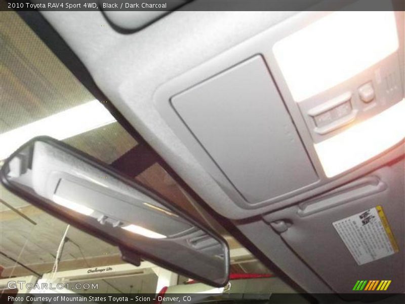 Black / Dark Charcoal 2010 Toyota RAV4 Sport 4WD