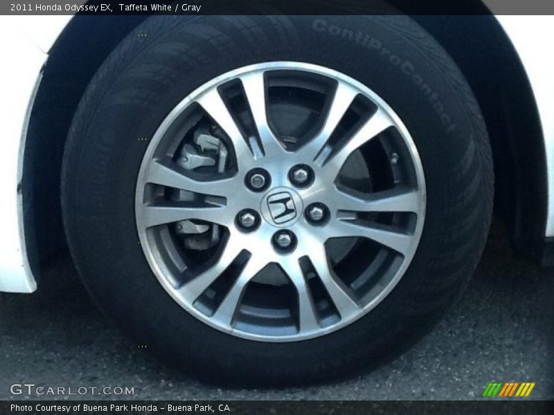 Taffeta White / Gray 2011 Honda Odyssey EX
