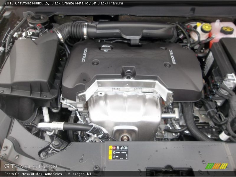 Black Granite Metallic / Jet Black/Titanium 2013 Chevrolet Malibu LS