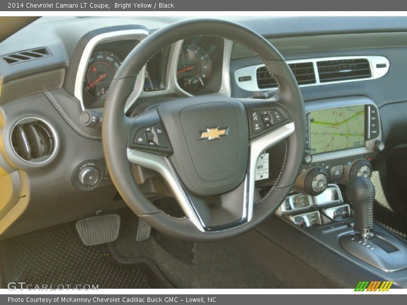Bright Yellow / Black 2014 Chevrolet Camaro LT Coupe